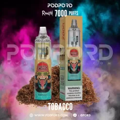 randm tornado 7000 คำ พอตใช้แล้วทิ้ง บุหรี่ไฟฟ้าขนาดเล็ก พอตสูบทิ้ง
